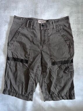 Express Men's Dark Gray Cargo Shorts